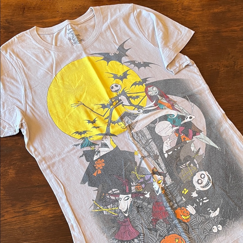 Nightmare Before Christmas t-shirt, a very snug women’s large.